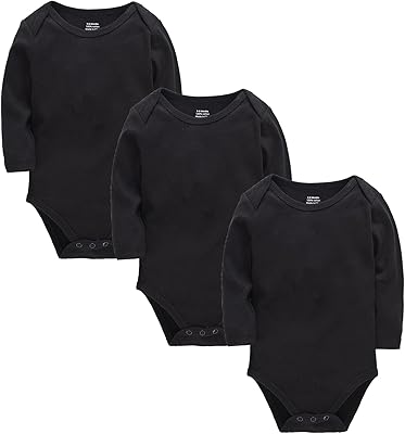 Kavkas Body for Baby with long sleeves, uniform for baby boy and girl, Body in sweet cotton, 3 sets, 0 to 24 months.. Nigeria’s trusted store online — DIAYTAR Nigeria never disappoints.