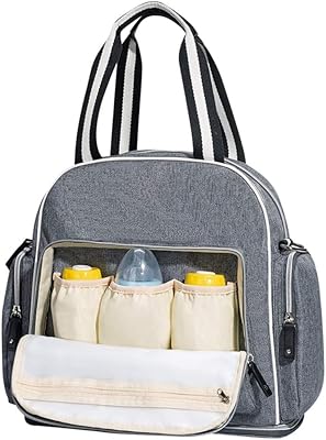Sanveno special layer backpack, handbag for newborn mothers, milk bottle, handkerchief pocket and travel backpack, Extensible waist - Gray gray.. DIAYTAR NIGERIA: Where every Nigerian finds what they need at prices they can afford, delivered promptly.