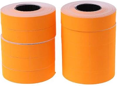 Price labels for Zeerkeer pistol for MX-6600, 10 rollers of 5000 rooms, price labels for your pistol, 2 lines can be printed, 10 digits on a line (orange).. Get unbeatable value on every order with DIAYTAR Nigeria.