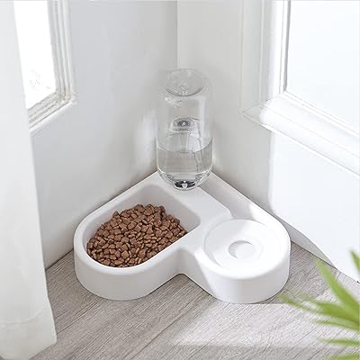 Pet food bowl, cats and dogs, drinking bowl and automatic food, saves time and space, suitable to be placed in a corner, feed medium and small animals.. DIAYTAR NIGERIA makes quality accessible with our affordable prices and dependable delivery service.