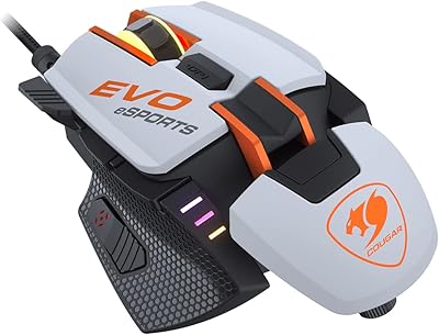 Optical game mouse cougar 700m evo esports 16,000 dpi with adjustable sidewall, weight and adjustable buttons.. Navigate through thousands of products at pocket-friendly prices with DIAYTAR NIGERIA's easy-to-use platform.