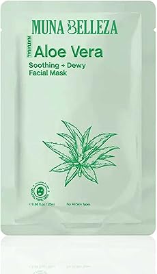 Korean facial mask soothing natural formula and dew with mona vera aloe vera extract.. DIAYTAR NIGERIA transforms online retail with our affordable platform and dependable shipping service.