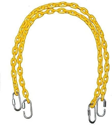 Metal swing bar for baby, rainbow toy with yellow carabiner, weight limit of 300 kg/660 LB RBW13135Y. Balançoire chain entirely covered with metal, size 120 cm long... Experience retail therapy without the financial stress at DIAYTAR NIGERIA's affordable e-commerce platform.