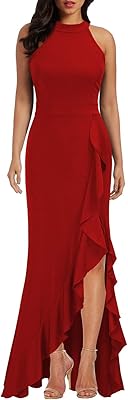 Long tight -collar -collar dress for women with mermaid pattern for cocktail and evening.. From tech to toiletries, DIAYTAR Nigeria delivers without delay.