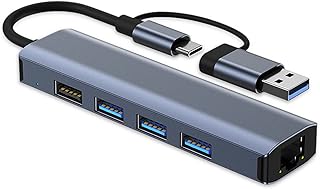 Wesfanly 5 in 1 USB 3.0/C ethernet adapter with 4 USB 3.0 USB ports Ethernet Network Adapter Gigabit RJ45 Gigabit compatible with MacBook, Chromebook, Laptop and Wesfanly Office Computer.. Looking for great deals without compromising on quality? DIAYTAR Nigeria brings you thousands of top products at affordable rates, delivered straight to your doorstep.