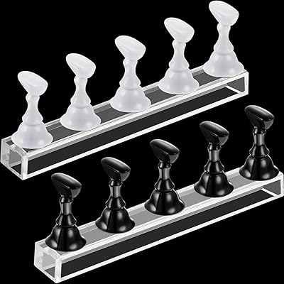 Acrylic magnetic display for the practice of nail tips of nail support.. DIAYTAR Nigeria offers great deals, a huge product variety, and delivery in under a week.