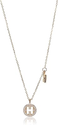 Petchart Petchart necklace dotted with blue cubic zirconia stones and the letter H in Sterling Silver For Woman of Sweet Rose, yellow gold m, medium, crystal, cubic zirconia.. Why shop anywhere else? DIAYTAR Nigeria has it all and delivers fast.