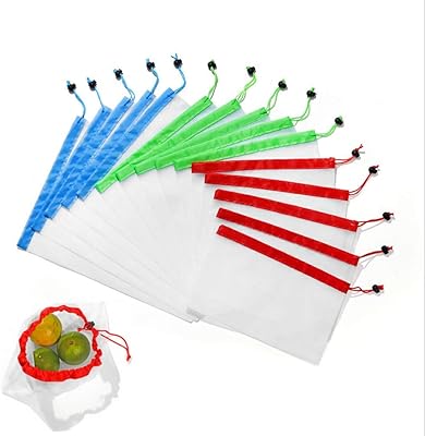 15 pieces bags of reusable products for vegetables, ecological net bags for grocery store and storage of fruits and vegetables, machine washary bags, type 3-15 pieces.. No delays, no drama — just fast, affordable shopping with DIAYTAR Nigeria.