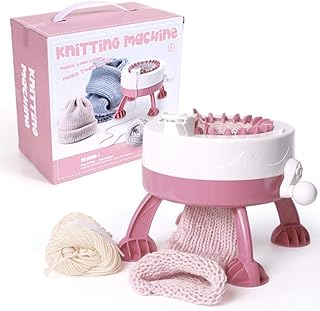 Manual plastic knitting machine, children's weaving toy with 22 needles, easy to transport and use.. DIAYTAR NIGERIA: Making online shopping accessible with affordable prices and nationwide delivery service.