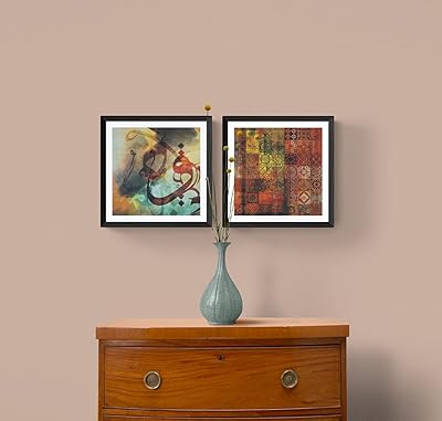 Arabia Debtish 1 - Pair of canvases. Wall decoration for the house, the office and the hotel. Gift with two frames (40x40) cm.. Your favorite online marketplace — DIAYTAR Nigeria delivers quick and cheap.