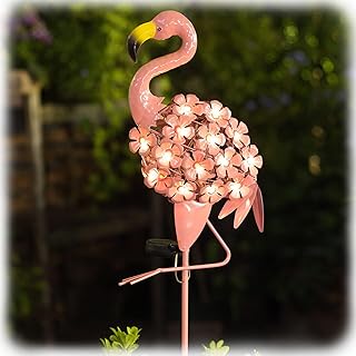 Flaming Metal Metal Garden Sunfalls For Outdoor Garden Decoration, Waterproof Pink Flamant Statue, LED Solar Lights for aisle and Patio.. DIAYTAR NIGERIA: Your gateway to affordable shopping with thousands of products delivered nationwide.