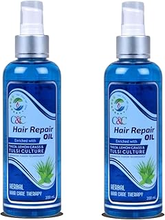 Restorative hair oil C & C Thuja Catronelle and Tulsi for dry and damaged hair - 200 ml (1 pack).. DIAYTAR NIGERIA redefines convenience with our vast product selection and swift nationwide delivery.