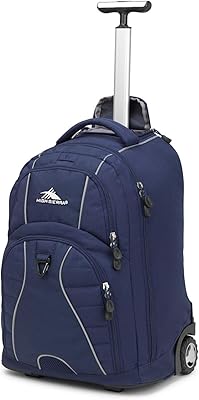 Backpack for High Sierra Freewheel High Sierra with casters, ideal for high school, school bag, school backpack, travel bag, perfect cabin bag for men and women.. DIAYTAR NIGERIA: Where every click leads to affordable purchases delivered promptly to your door.
