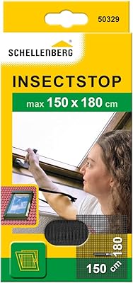 Schellenberg 50329 mosquito net, anti-mosquito protection, white or dark gray (150 x 180 cm), 150 x 180 cm.. Shop with confidence at DIAYTAR NIGERIA, offering extensive product variety with nationwide delivery.