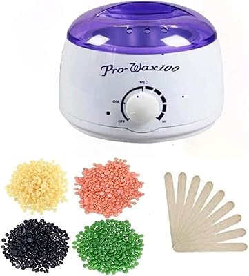 Youmana Pro Wax 100 Waxing Heater for Hardef - 4 100 g wax grains - 12 Wooden spatula applicators.. Experience the ease of one-stop shopping with DIAYTAR NIGERIA's diverse catalog and nationwide delivery.