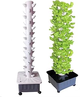 Hydroponic system for interior gardening - vertical airport tower for the cultivation of herbs, fruits and vegetables - aerodynamic gardening system and hydroponic culture kit with 45 culture sites.. Transform your shopping experience with DIAYTAR NIGERIA's vast product selection delivered at unbeatable prices.