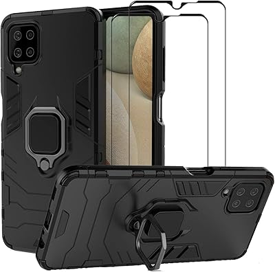 Hybrid double layer anti-scratch protection shell Easy Life Go with tempered glass screen protector for Samsung Galaxy A12 / Galaxy M12, Black.. Shop with confidence at Nigeria's leading affordable e-commerce platform with reliable delivery services.