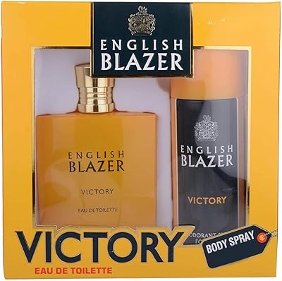 Gift Box English Blazer Victory Edt 100 ml + Body Spray 150 ml.. Your digital marketplace solution, DIAYTAR NIGERIA delivers quality and value within the week.