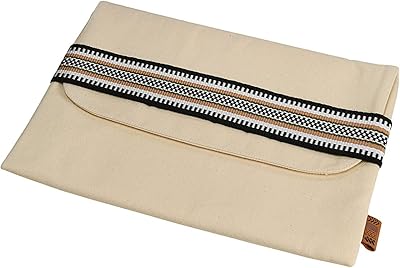 Cover for laptop Abu Dhabi Crafts Sadu 13 inch, black and yellow.. DIAYTAR NIGERIA revolutionizes online retail with our extensive selection and dependable shipping service.