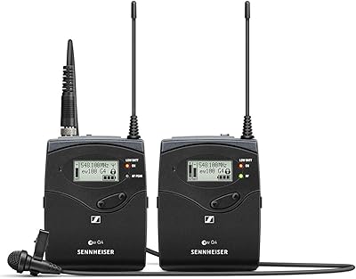 Sennheiser Pro EW 112P G4 B Wireless Microphone and High Quality Audio Diffusion, mounted on a high -quality camera support, suitable for reports, YouTube, video recordings and movies, black color.. Discover a world of choices with DIAYTAR NIGERIA's extensive marketplace and prompt shipping service.
