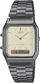 Quartz-for men's quartz watch with analog-numeric display and stainless steel bracelet AQ-230GG-9ADF, bracelet.. Shop smarter, not harder with DIAYTAR NIGERIA - thousands of products at your fingertips with affordable delivery.
