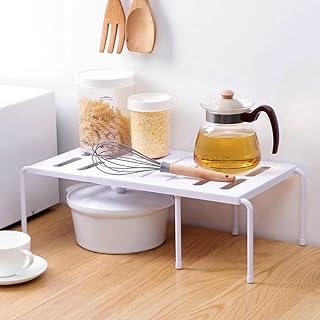 Urmazaar wardrobe shelf, stretch and stackable wardrobe shelf, storage shelf for kitchen cabinet to organize cutlery and spices.. Explore limitless products on DIAYTAR Nigeria — at the lowest prices.