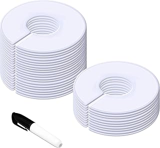 Wawasia 20 parts separators of wardrobe with marker, separators of cupboards of size of clothing for closets, cupboards, separators of clothing for cupboards, separators of clothing for cupboards, white.. DIAYTAR NIGERIA: Where every shopping need is met with affordable prices and timely delivery.