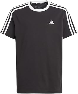 Cotton t-shirt wide boyfriend with 3 adidas 3-band logo for girls.. E-commerce made for Nigeria — fast delivery and low prices at DIAYTAR.