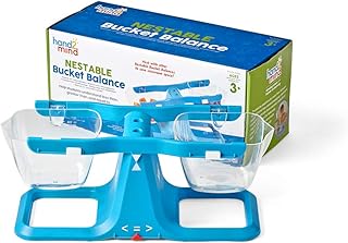 Balanced Blower Blue Hand2mind double transparent balance for liquids and solids.. DIAYTAR NIGERIA: Your affordable gateway to thousands of products delivered within a week.
