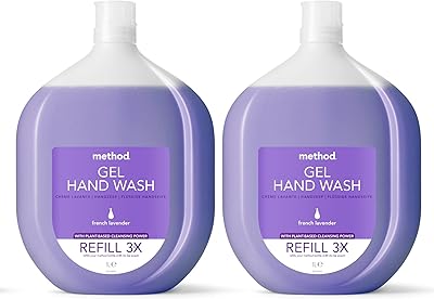 Recharge of hand cleaner METHOD FRENCH LAVERDER, 2 x 1064 ml (package of 2).. Shop from Nigeria's largest product selection at DIAYTAR, with budget-friendly prices and swift delivery.