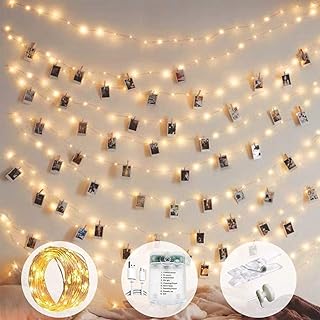 Cool Baby 100 LED Light Band, 100 LED lights, 8 modes, works on batteries and USB port to hang photos, cards, memos and works of art with 50 clips, hot white, SEDC2.. DIAYTAR NIGERIA: Bridging the gap between consumers and quality products with affordable nationwide shipping.
