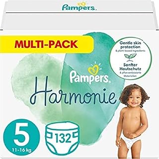 Pampers layers, size 5 (11-16 kg/24-35 lbs), Harmony layers, 132 layers, monthly supply package, cotton and vegetable fibers of superior quality.. Your shopping journey simplified with DIAYTAR NIGERIA's vast selection and budget-friendly shipping.