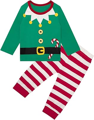 Qnt set of Christmas clothes for young children, long -sleeved fancy dress.. DIAYTAR NIGERIA: Bringing quality products to your doorstep at prices that won't break the bank.