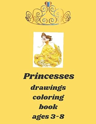 Princesses drawing coloring book 3-8 years: 8.5 x 11 in 21.59 x 27.94 cm 40 pages.. DIAYTAR NIGERIA: Empowering Nigerians with access to affordable products delivered within 8 days.