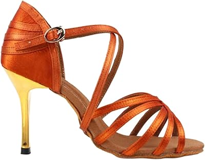 Professional Veloms White Heeled shoes, social shoes, tango, samba, high heel, flexible (color: copper, size: 4 5).. Nigeria's fastest-growing e-commerce site offers unbeatable prices and delivery within 8 days.