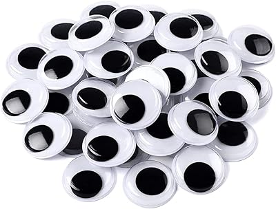 200 pieces of black and white mobile eyes, cartoon eyes, plastic rounds, with adhesive sticker, different sizes, for craft decoration or cartoon decoration decoration.. From checkout to your doorstep in less than a week — DIAYTAR Nigeria.