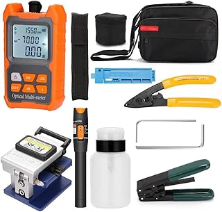 Optical power counter, tool kit for fiber optic aeruvami ftth, optical power counter, cutting cutter, cold spitting tool kit for optical fiber with storage bag.. DIAYTAR NIGERIA: Where quality meets accessibility with affordable prices and prompt shipping.