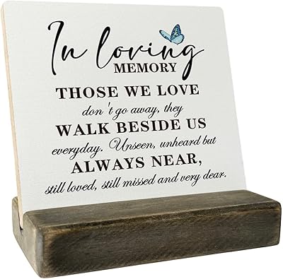 Wooden plaque in loving memory those we love do not leave.. Shop easy, pay less, get it fast — with DIAYTAR Nigeria.