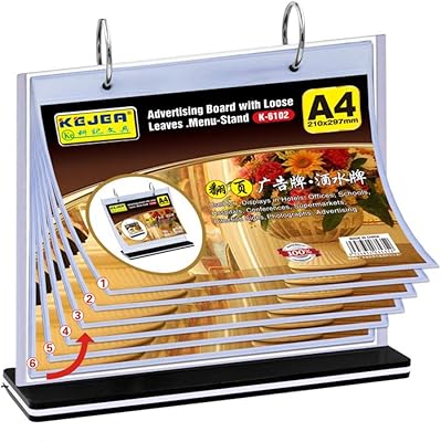 Multifunction display card, price list card, Type T 8.5 x 11, Rabat A4 (6102W).. DIAYTAR Nigeria: trusted by thousands for fast, reliable delivery.