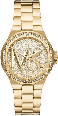 Michael Kors MK7229 Lenox watch with three golden stainless steel needles for women.. Shop with purpose at DIAYTAR NIGERIA and receive your purchases at unbeatable prices within the week.