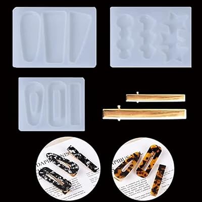 43 Pieces Molds in silicone DIY DIY Molding Mold of hairpin Pin for the manufacture of hair necklace, Silicone Hair jewelry silicone molds for epoxy resin molds.. Experience the convenience of boundless shopping with DIAYTAR NIGERIA's vast selection and quick delivery.