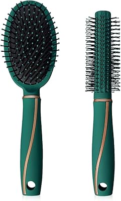 Set of HKH round hair brushes to dry and untangle. Slips easily into tangles for all hair types - women, men, wet and dry hair.. Shop across categories at DIAYTAR NIGERIA and enjoy budget-friendly nationwide shipping in 5-8 days.