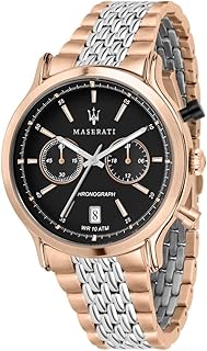 Chronograph watch for men maserati legend collection with rose gold bracelet - r8873638005.. DIAYTAR NIGERIA delivers happiness in 5-8 days with our affordable and diverse product range.