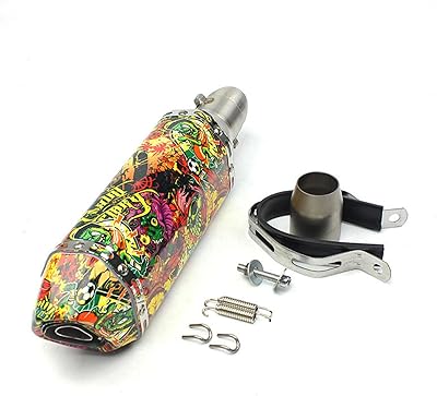 The White Shop 9 Pieces of Motorcycle 51 Modified Kawasaki Hosei Horizon Big Racing 370 Small universal exhaust pipe Scorpion Hexagonal / E.. Your shopping aspirations fulfilled at DIAYTAR NIGERIA with competitive prices and reliable delivery.