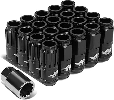 J2 Engineering wheel nuts at open end LN-T7-002-125-BK 7075 Aluminum M12 x 1.25 16 pieces of 4-room locking with black key is suitable for vehicles with 4 or 5 threaded pods M12X1,25.. Discover endless possibilities with DIAYTAR NIGERIA's comprehensive catalog and reliable delivery service.