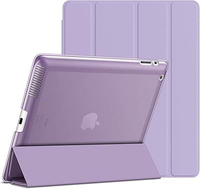 Jettech shell compatible with iPad 2 3 4 (old model), smart cover with automatic standby/awakening function (light purple).. Discover the convenience of DIAYTAR NIGERIA's vast e-commerce platform with delivery in just 5-8 days.