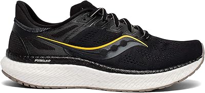 Saucony Hurricane 23 racing shoe for men, black/visigold, 0.. Shop with purpose at DIAYTAR NIGERIA and discover a world of products at budget-friendly prices.