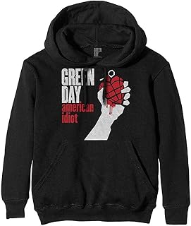 Black hooded sweatshirt with logo of the American green acid group for men.. DIAYTAR NIGERIA makes quality accessible with our extensive catalog and competitive delivery rates.