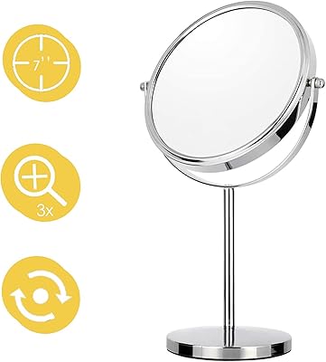 7 -inch double face table makeup mirror with rotary makeup mirror 3 times.. Why shop anywhere else? DIAYTAR Nigeria has it all, at prices you’ll love.