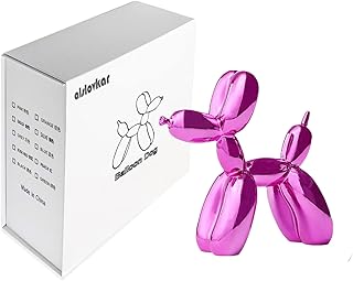 Jeff Koons dog balloon sculpture in resin, decorative statues, balloon dog with modern design to decorate the living room and the office, Violet.. DIAYTAR NIGERIA transforms online retail with our affordable platform and dependable shipping service.